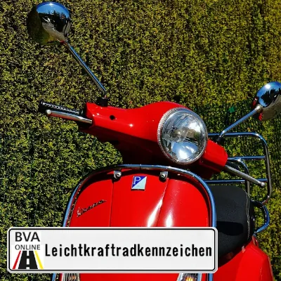Leichtkraftrad Kennzeichen, Kfz-Kennzeichen, PKW & Motorrad
